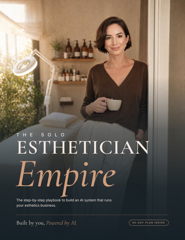 The Solo Esthetician Empire playbook cover